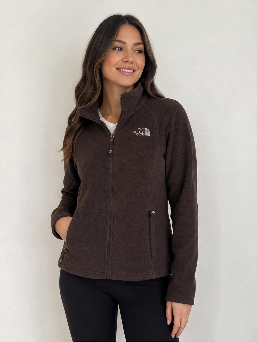 Y2K North Face full zip chocolate brown fleece 2007 AL4X outdoor